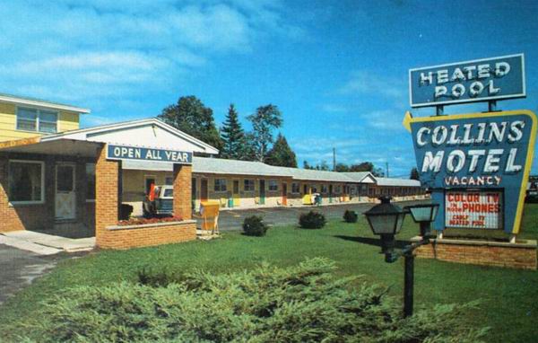 Collins Motel Mackinac Bridge St Ignace (newer photo)